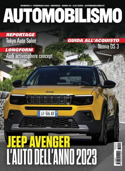 Automobilismo – febbraio 2023 Cover