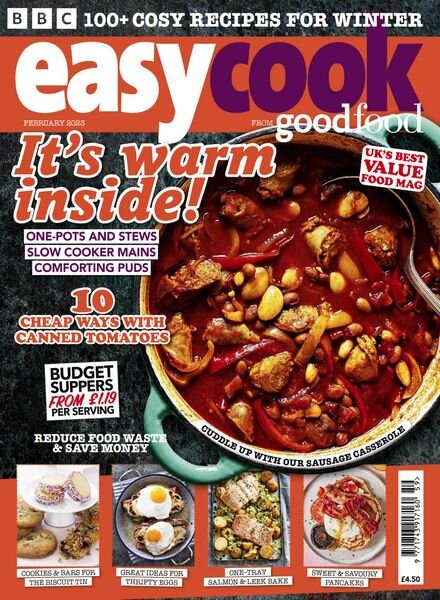 BBC Easy Cook UK – February 2023 Cover