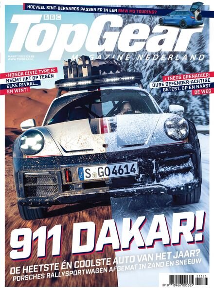 BBC Top Gear Netherlands – februari 2023 Cover