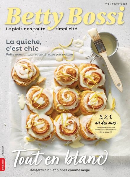 Betty Bossi edition francaise – fevrier 2023 Cover