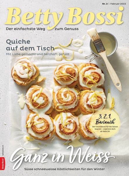 Betty Bossi – Februar 2023 Cover