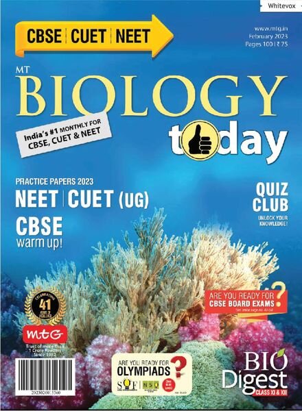 Biology Today – February 2023 Cover