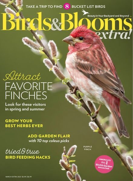 Birds and Blooms Extra – March 2023 Cover
