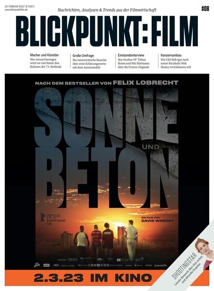 Blickpunkt Film – 20 Februar 2023 Cover