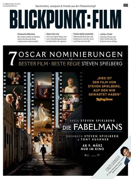 Blickpunkt Film – 6 Februar 2023 Cover