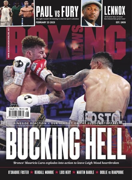 Boxing News – February 23 2023 Cover