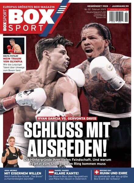 BoxSport – April 2023 Cover