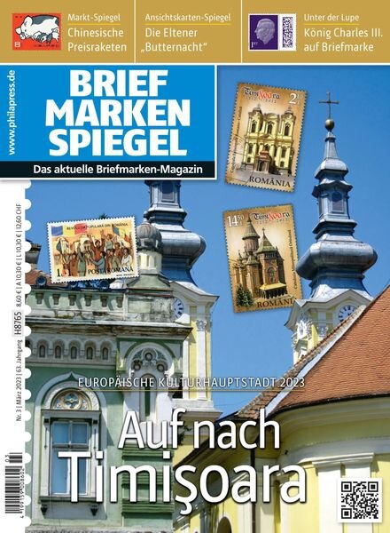 Briefmarken Spiegel – Marz 2023 Cover