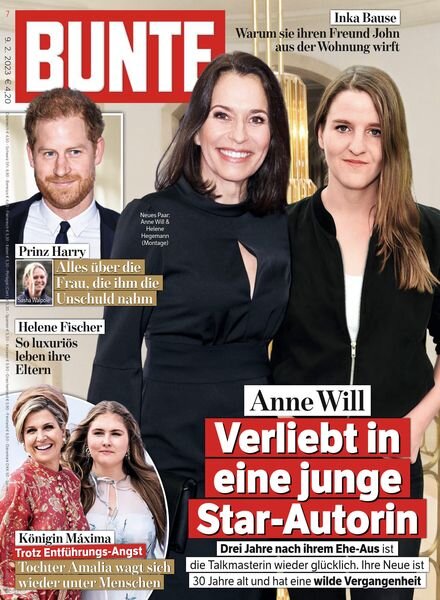 BUNTE – 09 Februar 2023 Cover