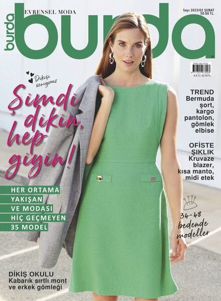 Burda Turkiye – Subat 2023 Cover