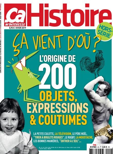 ca M’Interesse Histoire – Hors-Serie N 9 – Hiver 2019 Cover