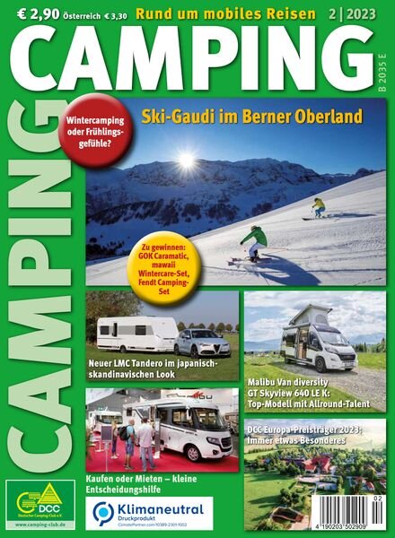 Camping Germany – Februar 2023 Cover