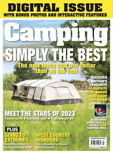 Camping – March 2023 Cover