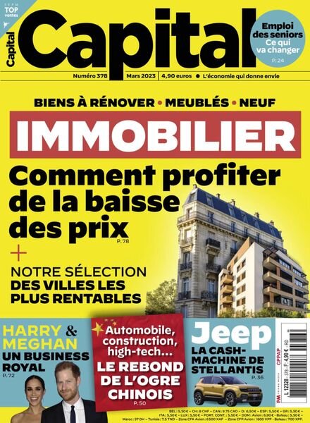 Capital France – Mars 2023 Cover