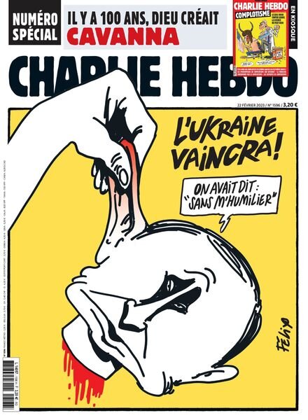 Charlie Hebdo – 22 Fevrier 2023 Cover