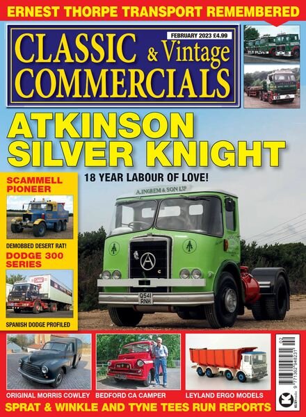 Classic & Vintage Commercials – February 2023 Cover