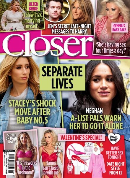 Closer UK – 15 February 2023 Cover