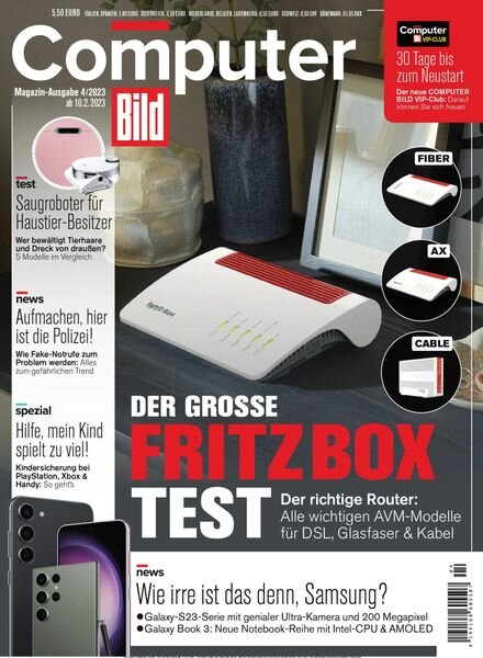 Computer Bild Germany – 10 Februar 2023 Cover