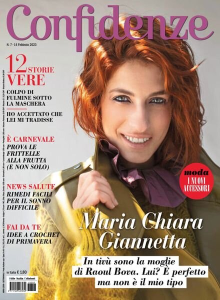 Confidenze – 14 febbraio 2023 Cover
