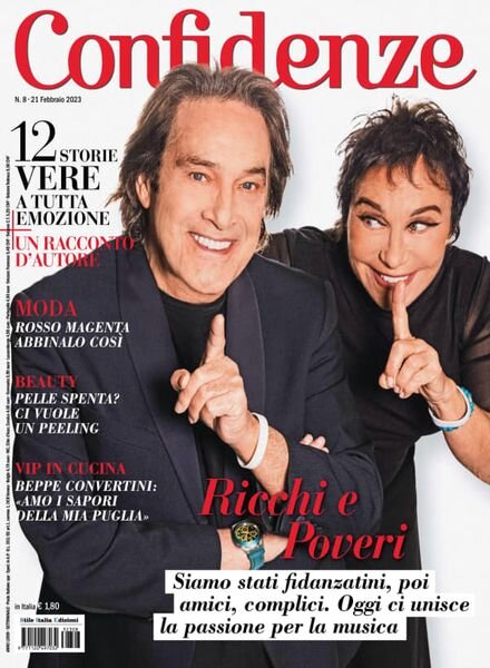 Confidenze – 21 febbraio 2023 Cover