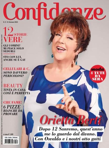 Confidenze – 31 gennaio 2023 Cover