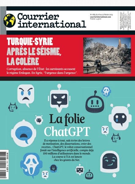 Courrier International – 16 Fevrier 2023 Cover