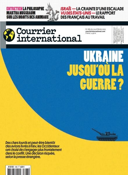 Courrier International – 2 Fevrier 2023 Cover