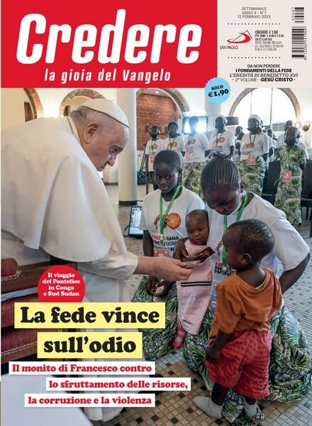 Credere – 12 Febbraio 2023 Cover