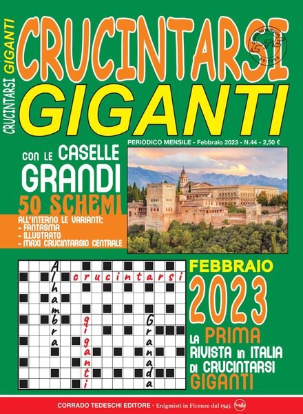 Crucintarsi Giganti – 10 febbraio 2023 Cover