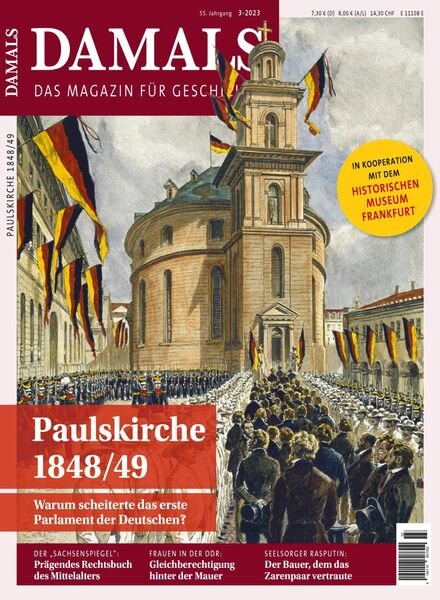Damals – Marz 2023 Cover