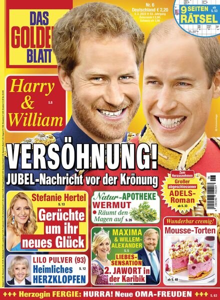 Das Goldene Blatt – 04 Februar 2023 Cover