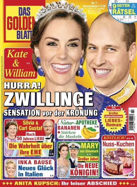 Das Goldene Blatt – 11 Februar 2023 Cover