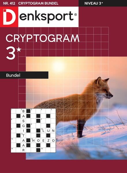 Denksport Cryptogrammen 3 bundel – 02 februari 2023 Cover
