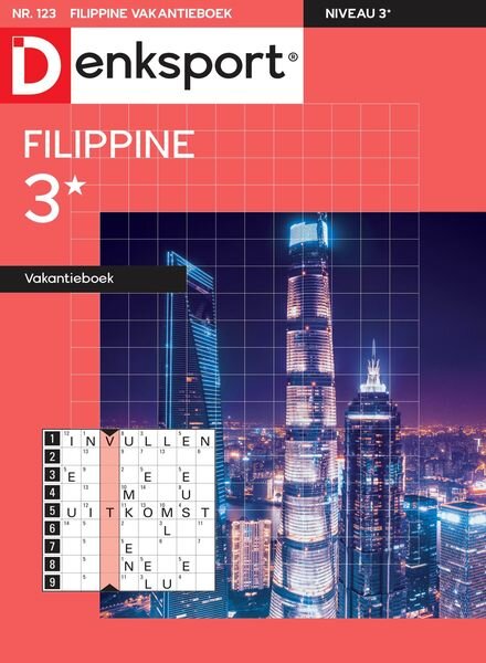 Denksport Filippine 3 Vakantieboek – februari 2023 Cover