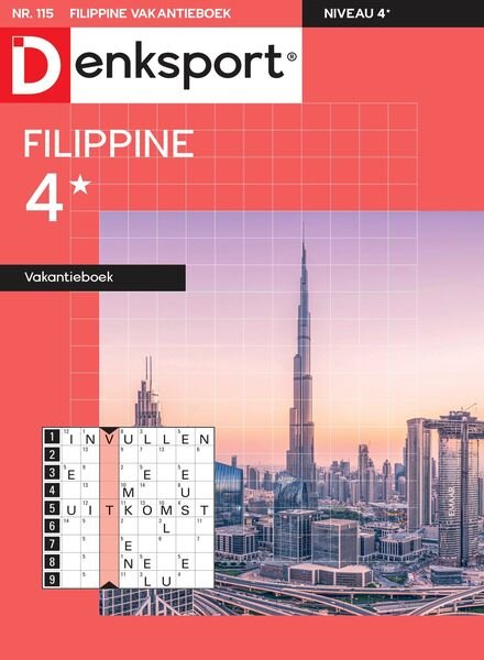 Denksport Filippine 4 Vakantieboek – februari 2023 Cover