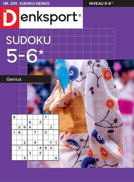 Denksport Sudoku 5-6 genius – 02 februari 2023 Cover