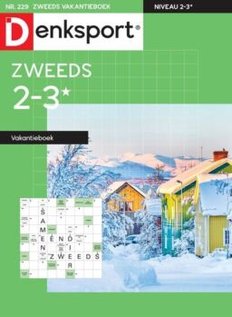 Denksport Zweeds 2-3 vakantieboek – 02 februari 2023