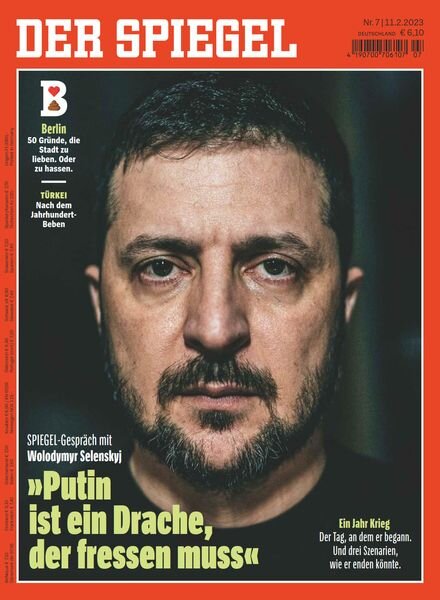 DER SPIEGEL – 11 Februar 2023 Cover