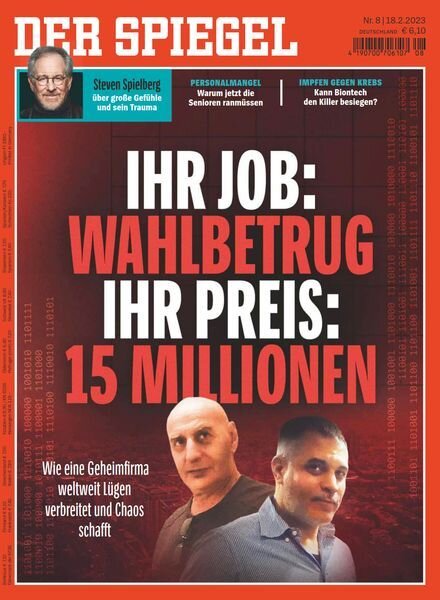 Der Spiegel – 18 Februar 2023 Cover
