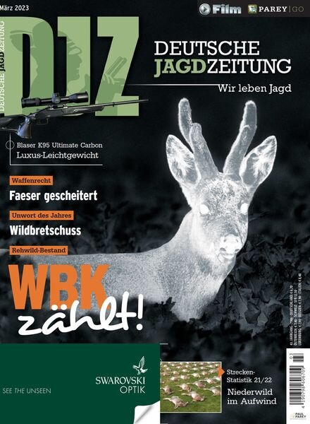 Deutsche Jagdzeitung – Marz 2023 Cover
