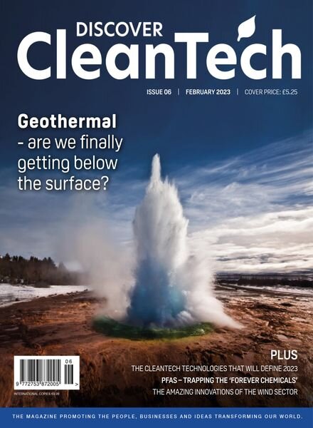Discover Cleantech Magazine – February 2023 Cover