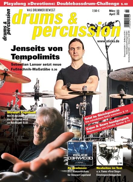 Drums & Percussion – Februar 2023 Cover