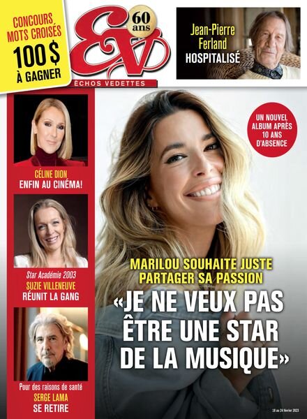 echos Vedettes – 18 fevrier 2023 Cover