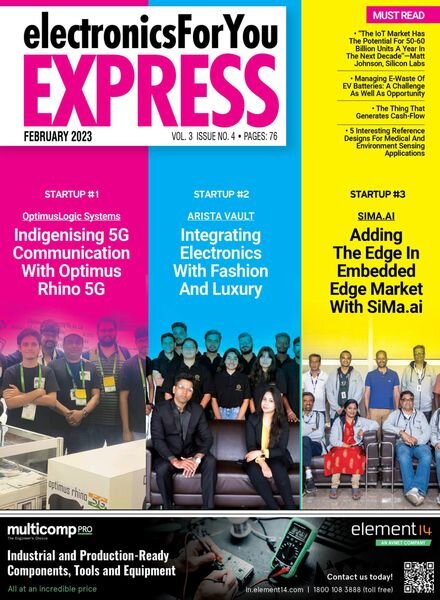 Electronics For You Express – February 2023 Cover