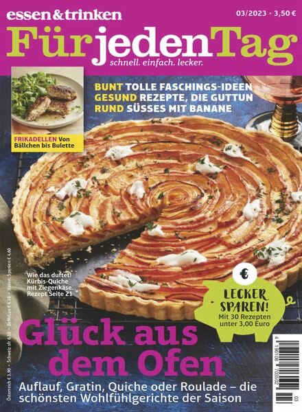 Essen & Trinken Fur jeden Tag – Marz 2023 Cover