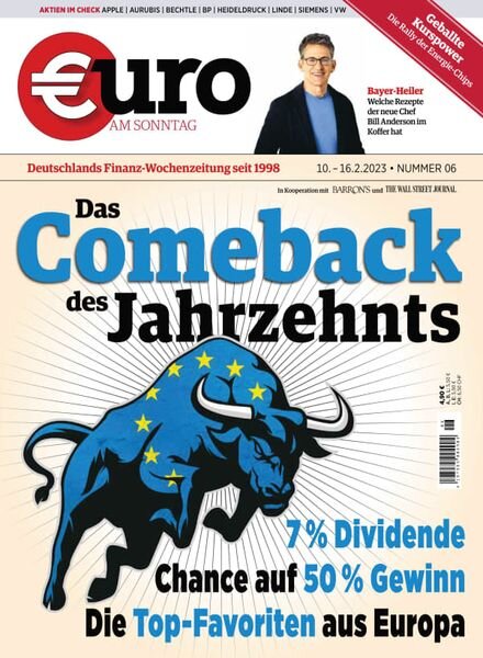 Euro am Sonntag – 10 Februar 2023 Cover
