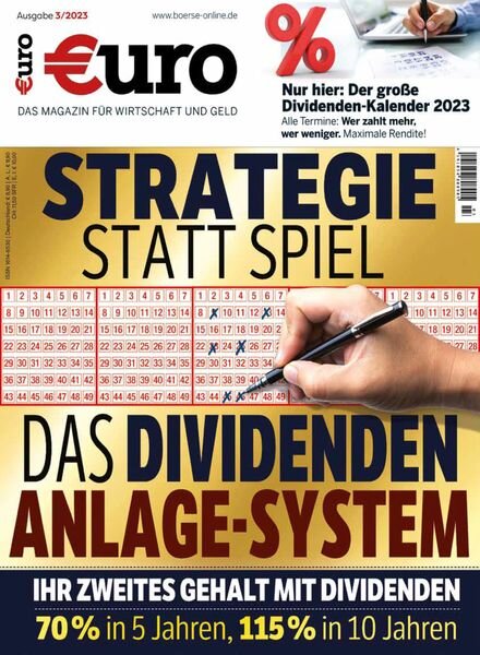 Euro – Marz 2023 Cover