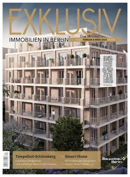 Exklusiv Immobilien in Berlin – Februar-Marz 2023 Cover