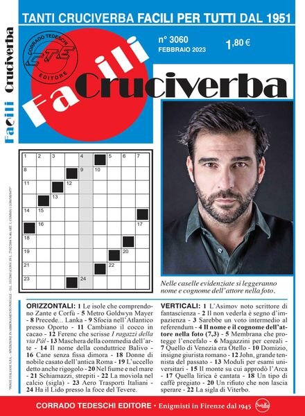Facili Cruciverba – febbraio 2023 Cover