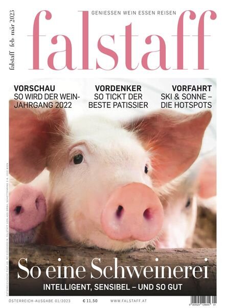 Falstaff Magazin Osterreich – Februar 2023 Cover